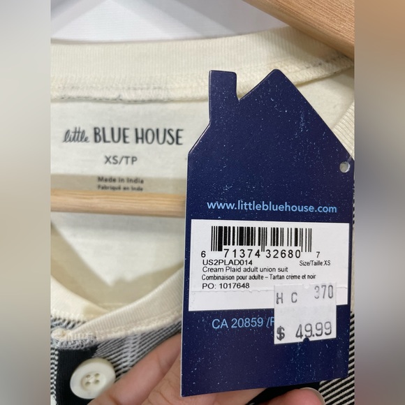 Little Blue House Adult Union Suit - Picture 3 of 4